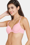 Zivame Push-Up Wired Medium Coverage Bra - Prism Pink — thumbnail 3